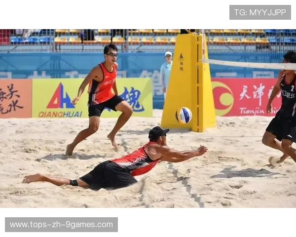 特色彩色沙滩排球，青春色彩绽放的运动舞台，沙滩排球场景